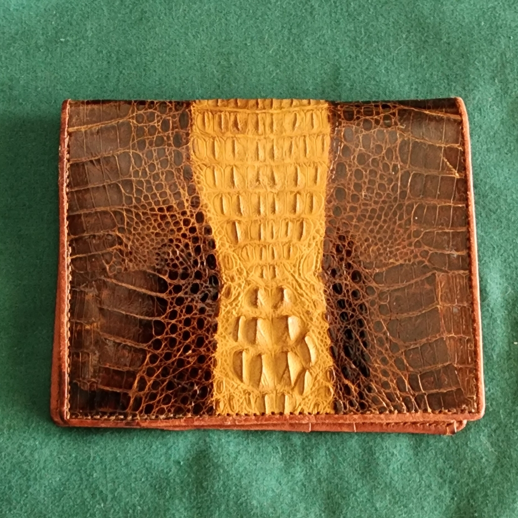 Real Crocodile Skin Wallet